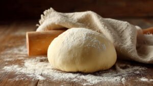 a small ball of dough