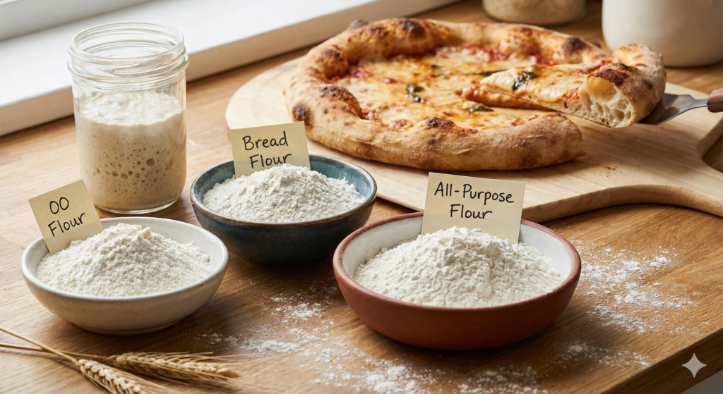 Best Flour for Sourdough Pizza 00 Flour vs Bread Flour vs All Purpose
