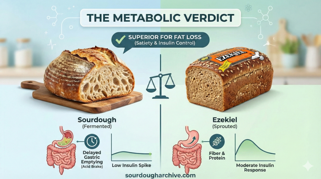 Sourdough vs. Ezekiel Bread: The Metabolic Verdict for Fat Loss