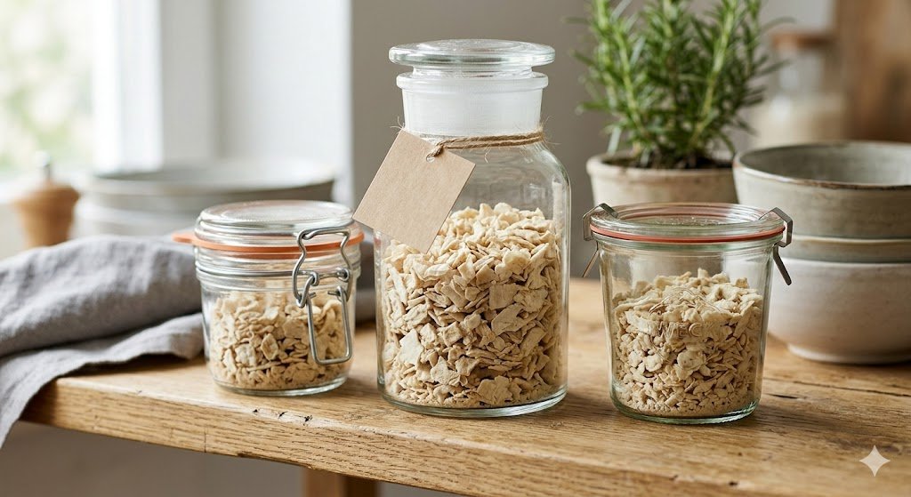 how to store dried sourdough starter