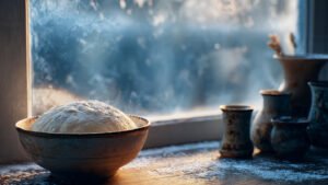 Sourdough dough not rising in a cold kitchen
