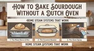 how to bake sourdough without a dutch oven