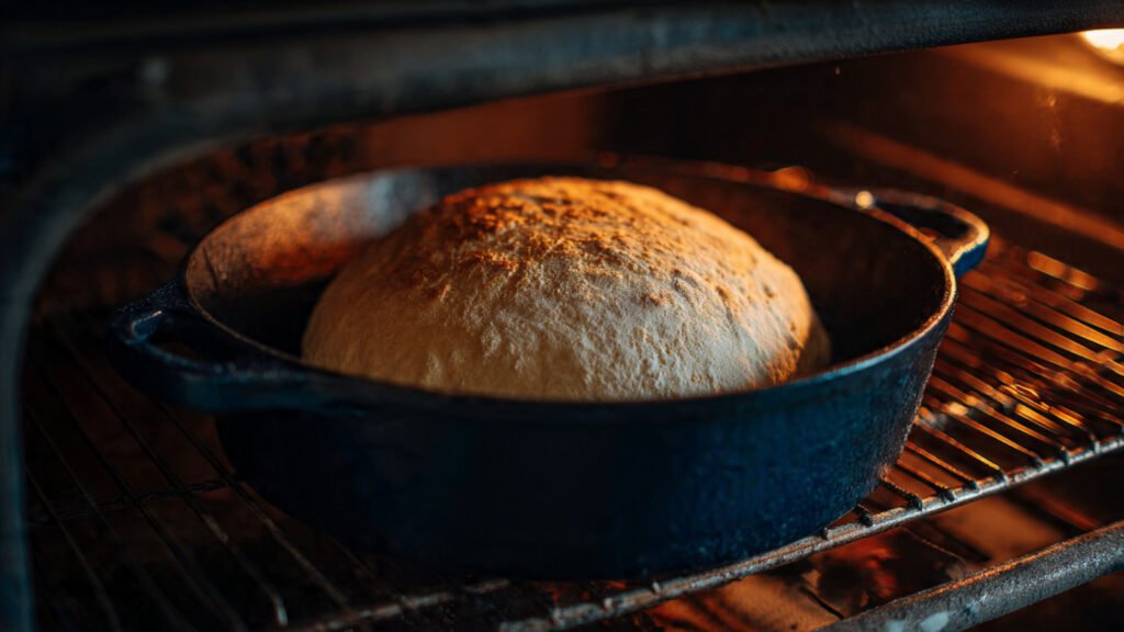 dutch oven baking sourdough bread