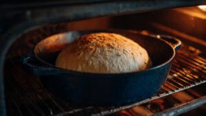 dutch oven baking sourdough bread