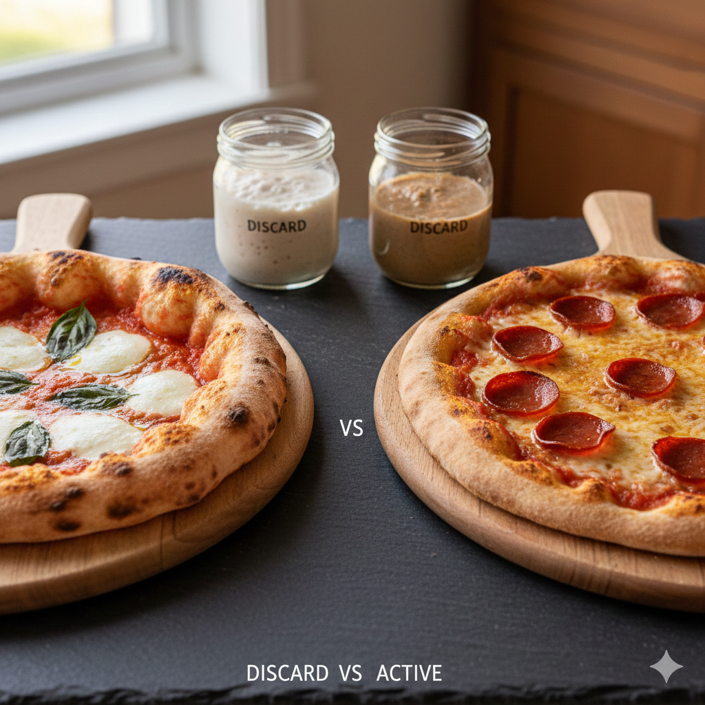 Sourdough Discard vs. Active Starter Pizza Dough: Which One Wins?