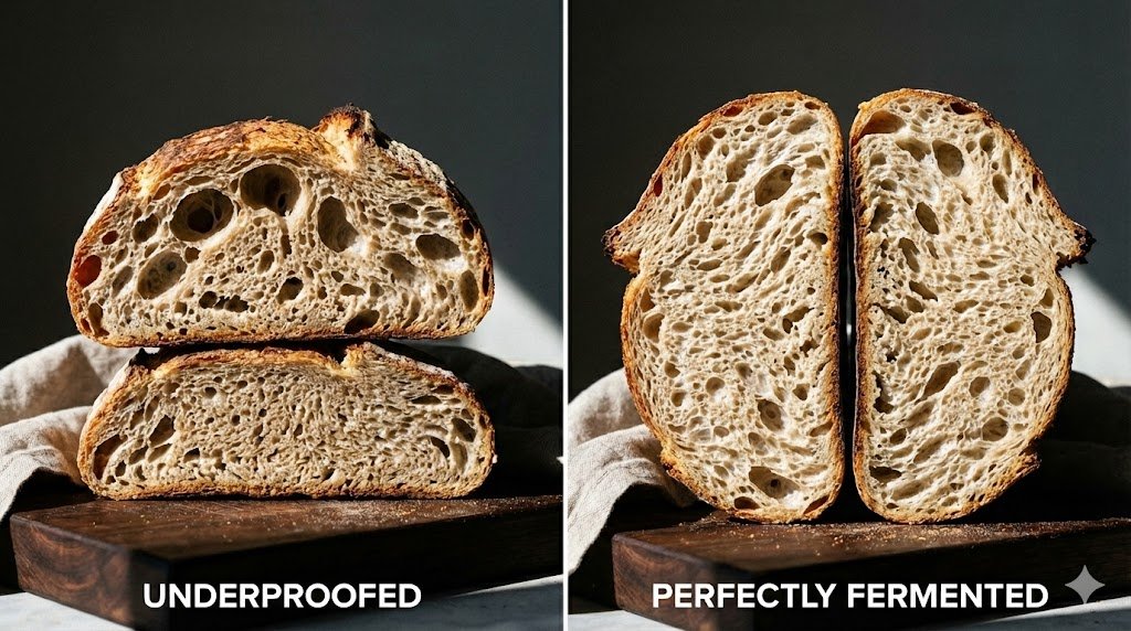 underproofed side by side comparison