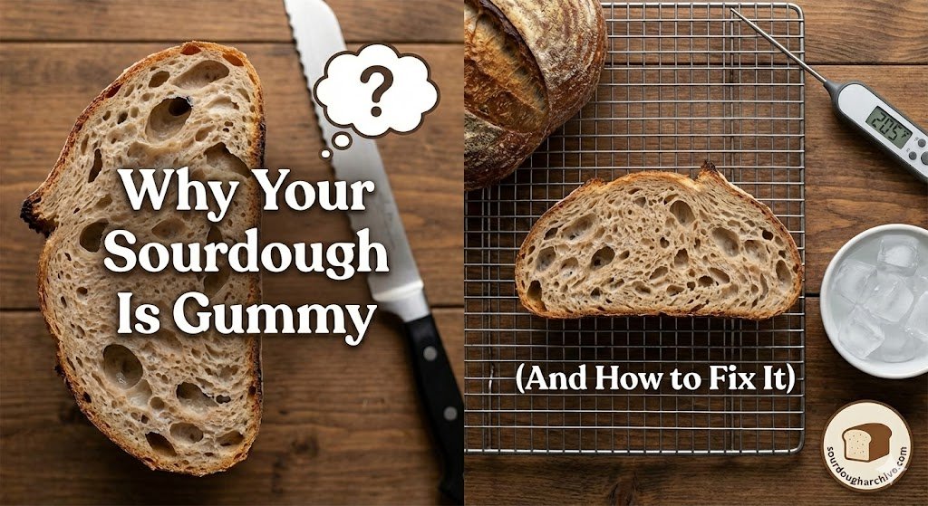 why your sourdough is gummy and how to fix it