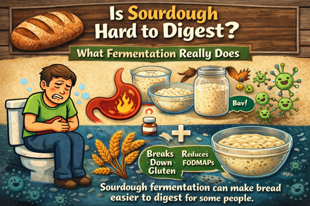 Is Sourdough Hard to Digest? What Fermentation Really Does
