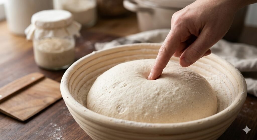 Sourdough Poke Test: The Finger Method That Tells You When to Bake