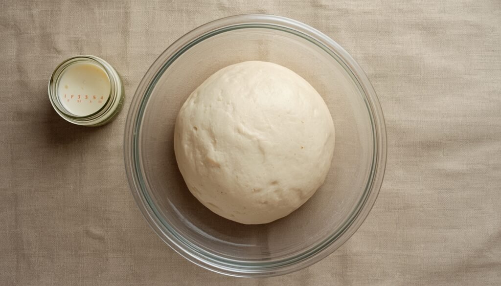 sourdough bulk fermentation rise percentage chart