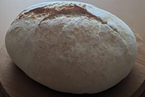 sourdough crust too soft after cooling on wooden board
