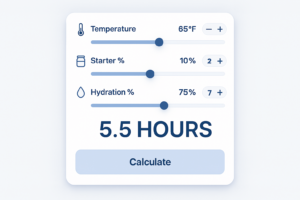 Bulk Fermentation Time Calculator