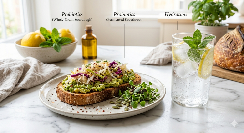 how to actually eat the bread for gut health
