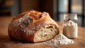 artisian sourdough bread loaf