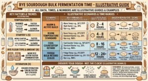rye bulk fermentation chart