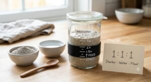 feeding ration, mason jar