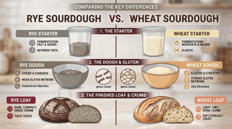 Rye Sourdough vs. Wheat Sourdough (The Real Differences)